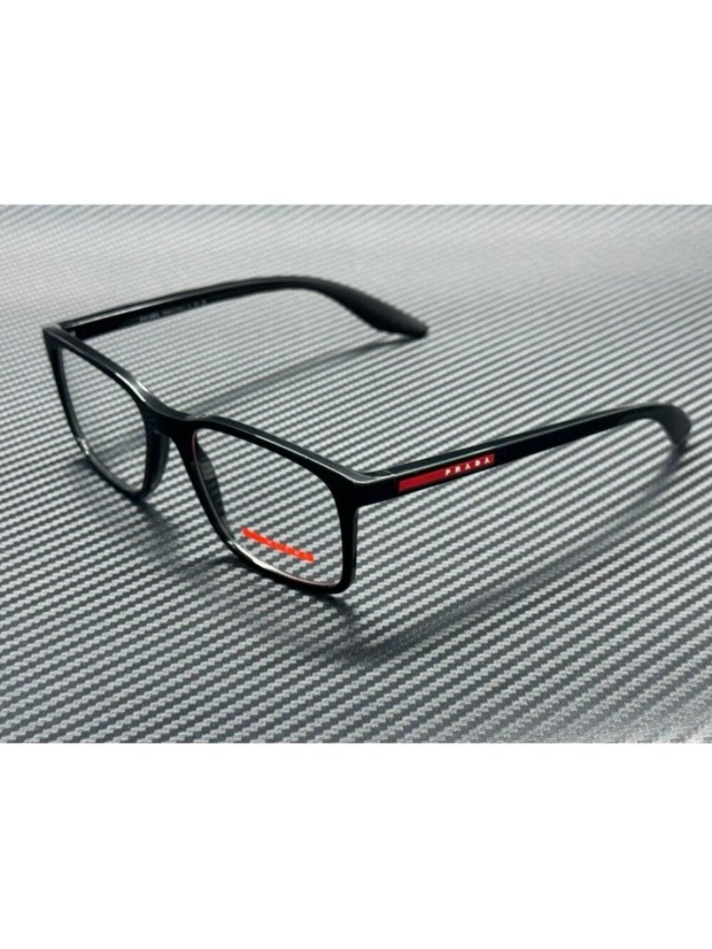 New Prada Linea Rossa Men Black Eyeglasses 54-18-145